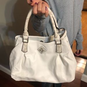 White medium purse